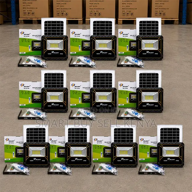 Commercial-Ready 40W,60W,100W,200W,300W,500W Watts Solar Flood Lights