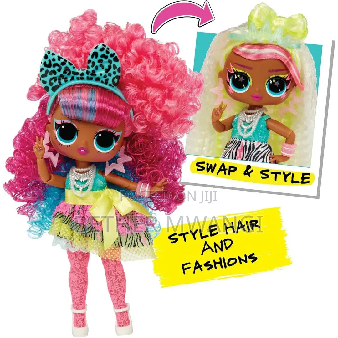 l.o.l. Surprise Swap Braids-2-Weaves Fashion Doll - Crimps Cora
