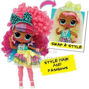 l.o.l. Surprise Swap Braids-2-Weaves Fashion Doll - Crimps Cora