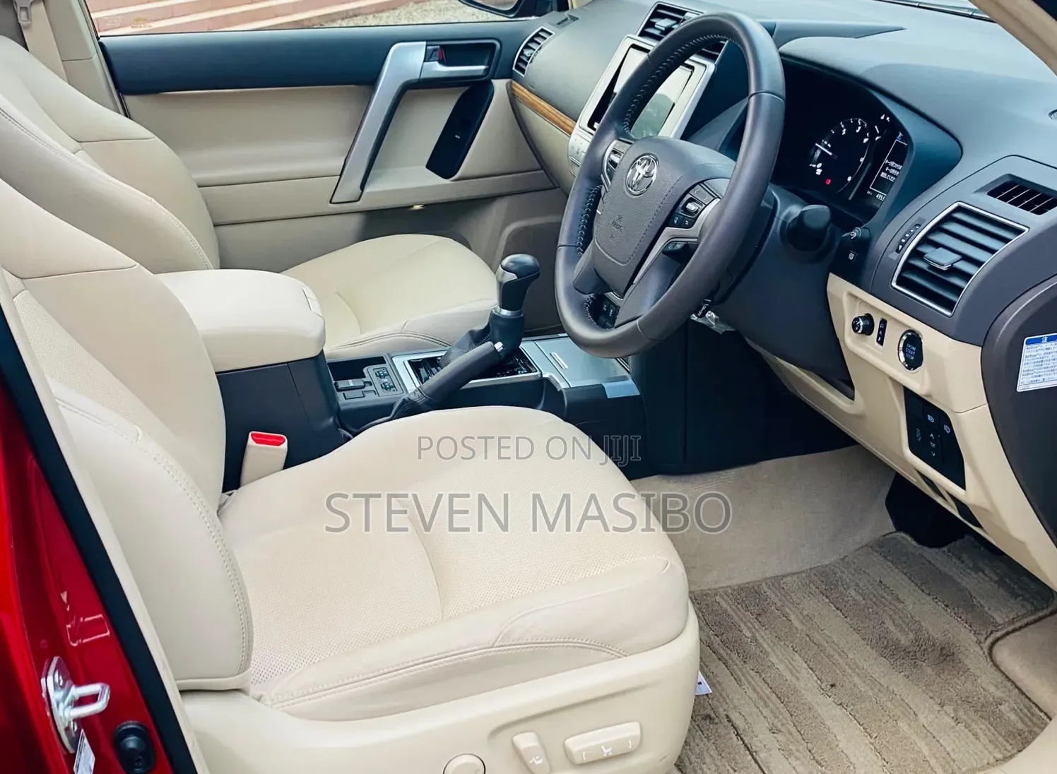Toyota Land Cruiser Prado 2019 Red