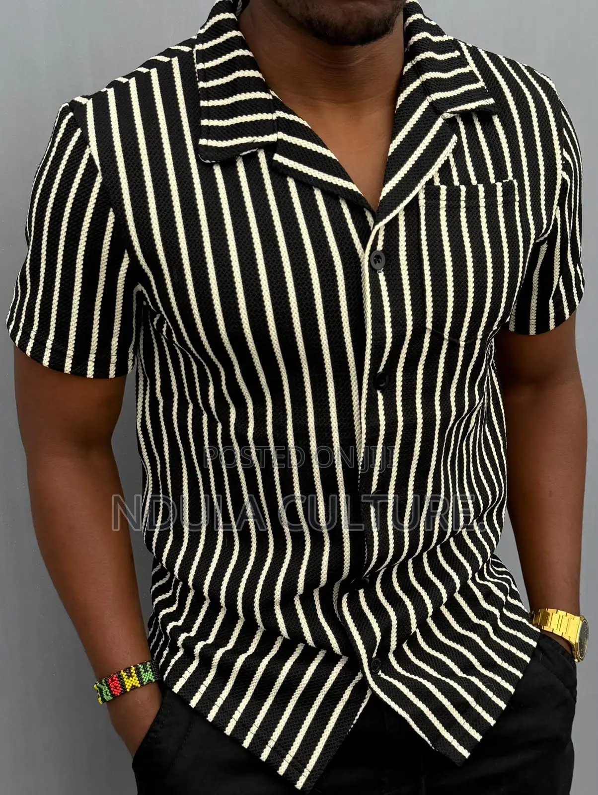 Men Casual Striped Shirts