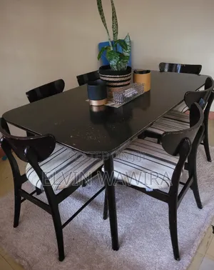 6-Seater Solid Wood Dining Set