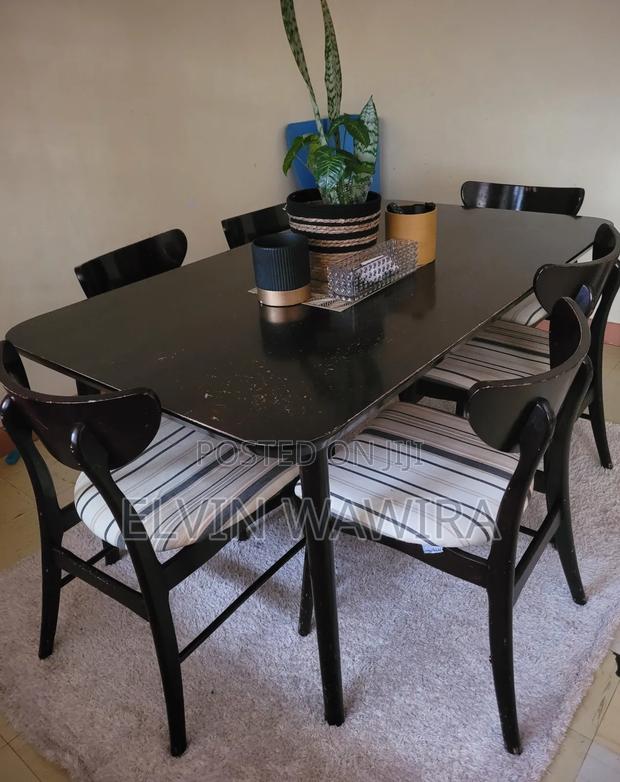6-Seater Solid Wood Dining Set