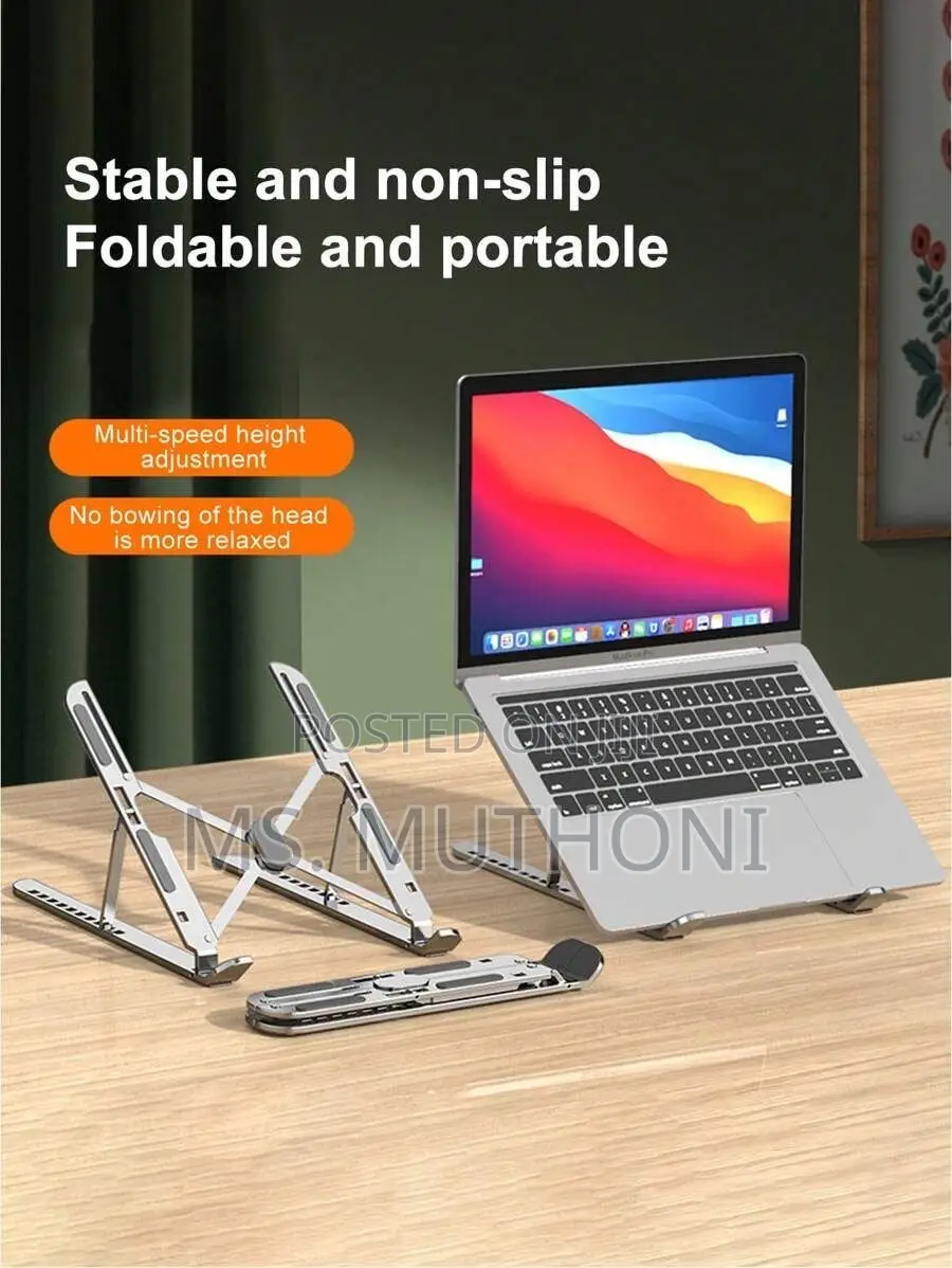 An Ergonomic, Adjustable Laptop Stand