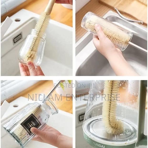 4pcs Long Bottle Cleaning Brushes - thumbnail 2