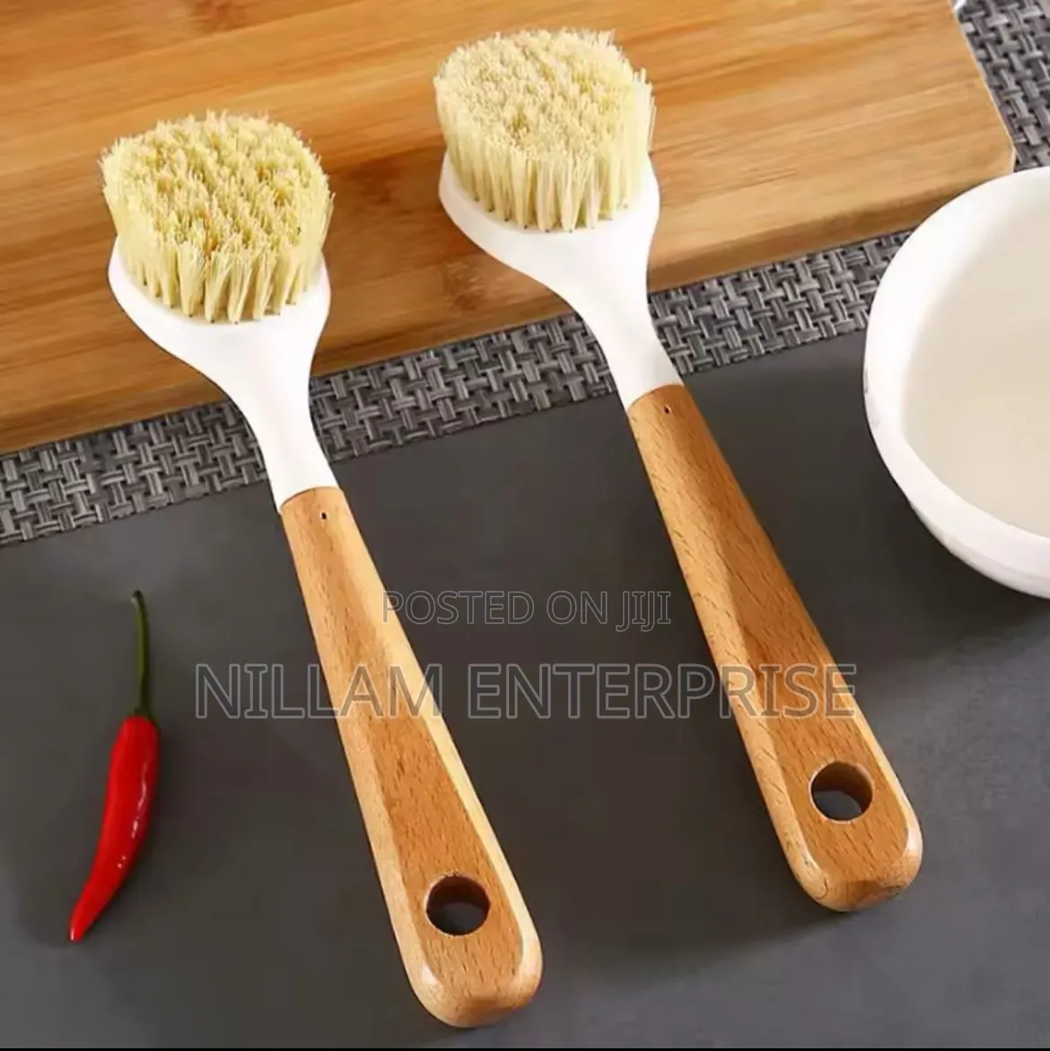 Bamboo Handle Multipurpose Brush*