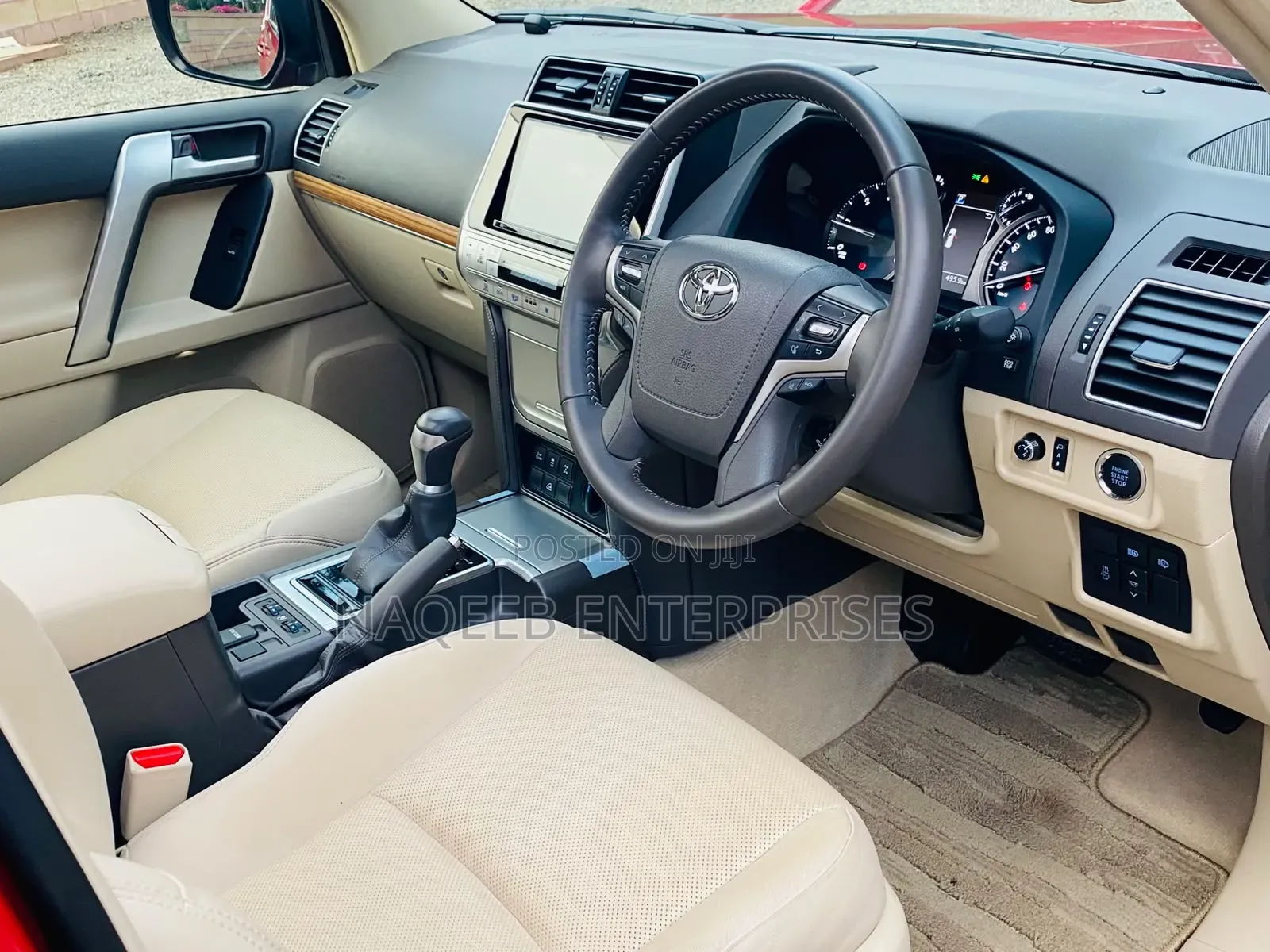 Toyota Land Cruiser Prado 2019 Maroon