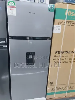 Hisense Fridge 205 Litres Frost Silver Double Door.