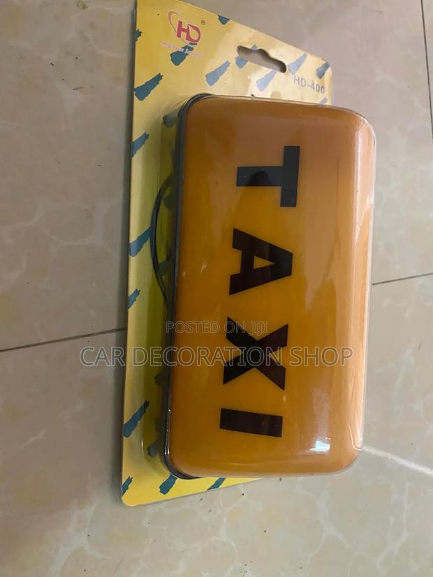 12v Magnetic Roof Illuminated Cab Indicator Taxi Sign Lamp