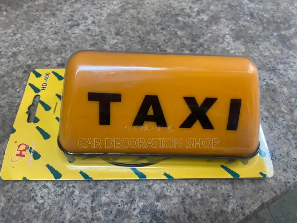 12v Magnetic Roof Illuminated Cab Indicator Taxi Sign Lamp