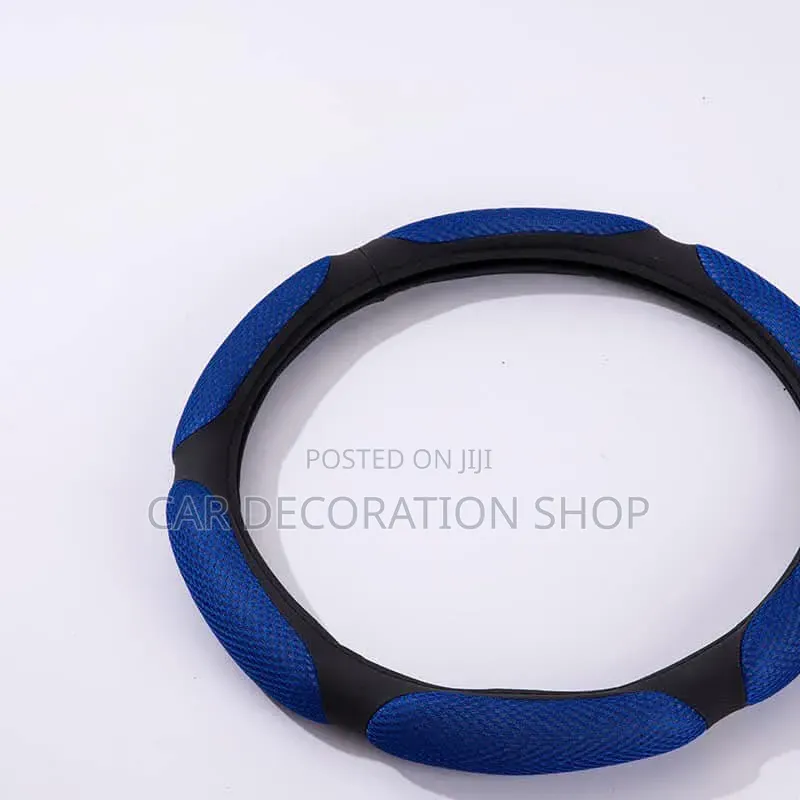 Antslip Colore Mesh/Spongy Grip Panels Breathable Steering Wheel Cover