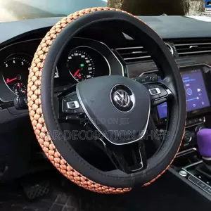 Baije Nonslip Breathable Woven Mesh Design Steering Wheel Cover
