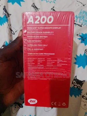 New Itel A200+ 64 GB Black