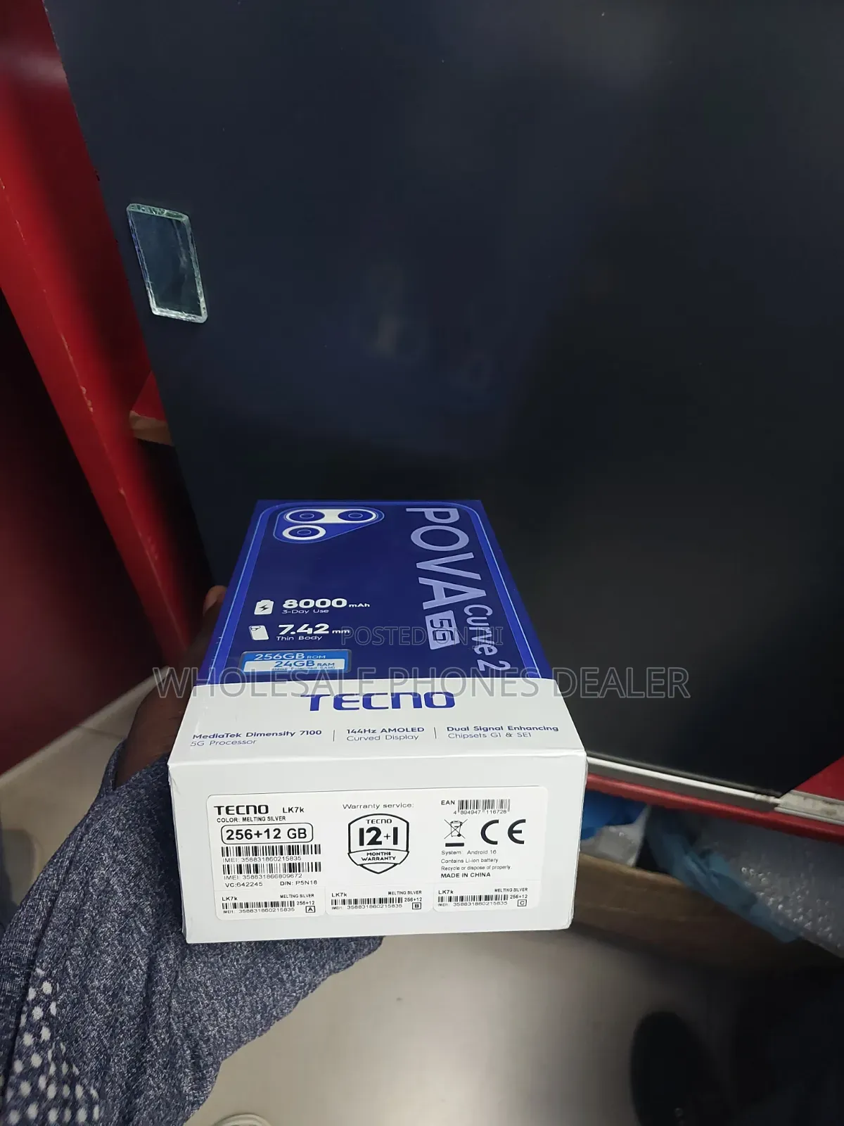 New Tecno Pova Curve 2 256 GB Gray