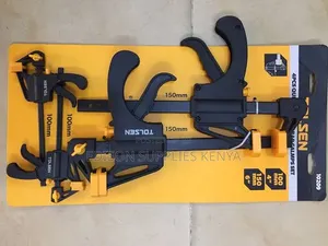 Bar Clamps Tolsen 4 PCS Quick Ratchet Bar Clamp Set WoodWorking