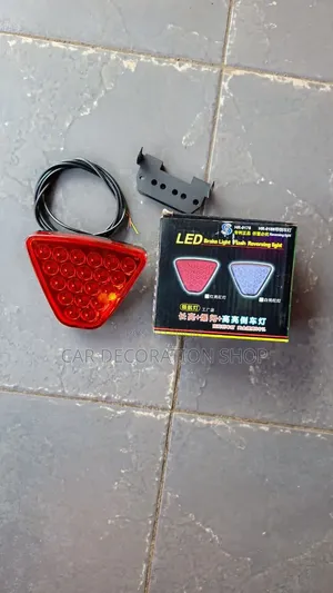 Led Rear Brake and Strobe Warning Light With Adjustable Mounting