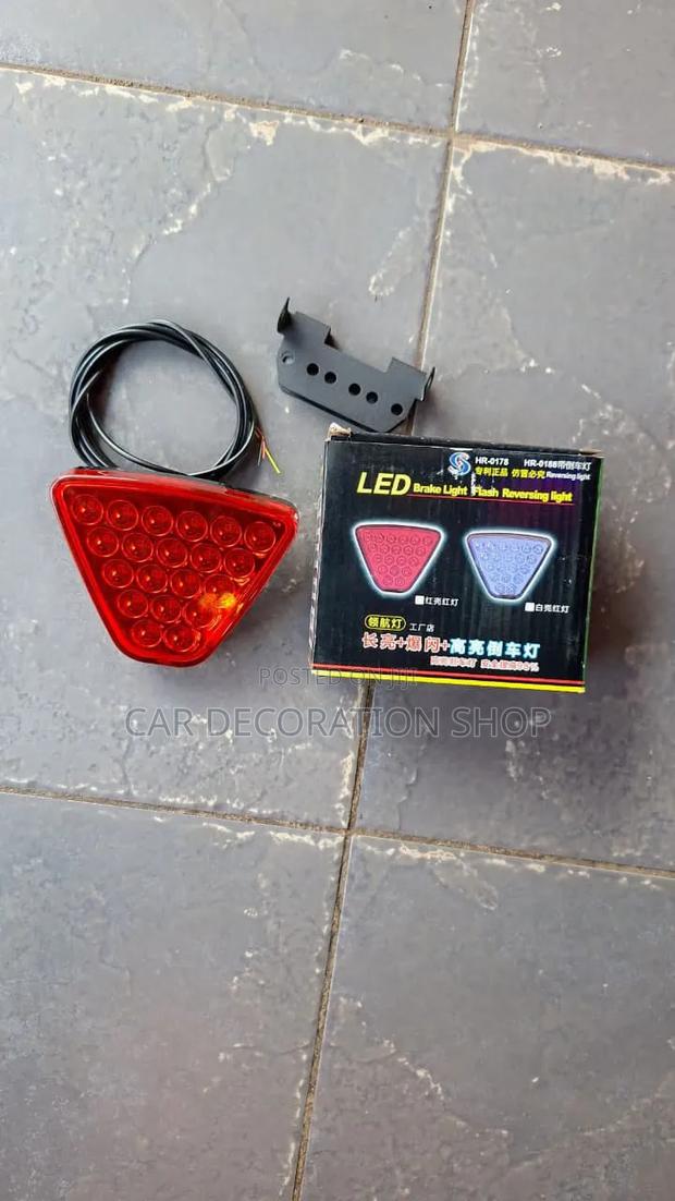 Led Rear Brake and Strobe Warning Light With Adjustable Mounting