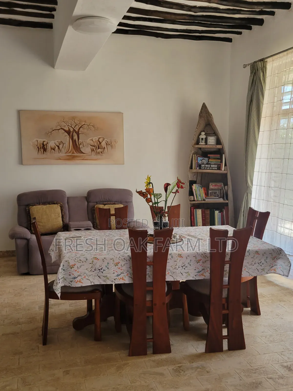 Furnished 3bdrm Villa in Munje, Diani for rent