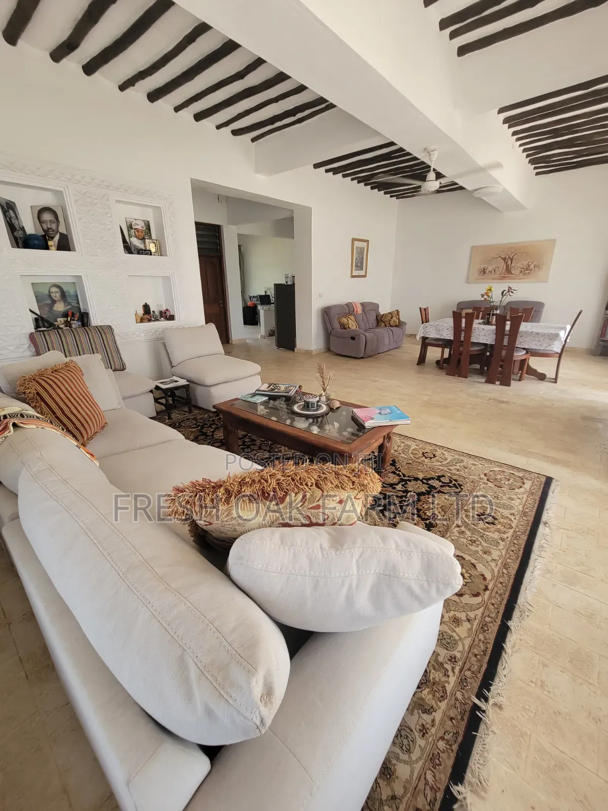 Furnished 3bdrm Villa in Munje, Diani for rent