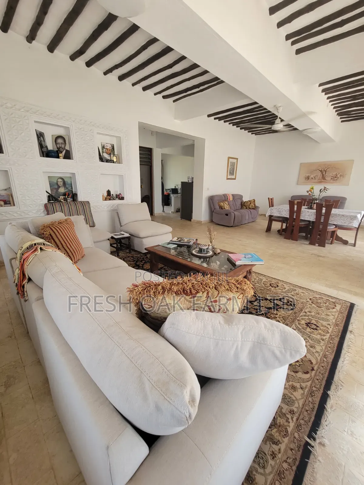 Furnished 3bdrm Villa in Munje, Diani for rent