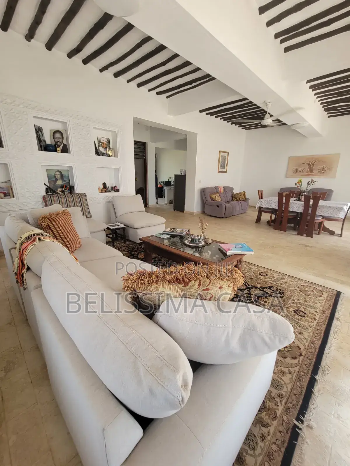 Furnished 3bdrm Villa in Munje, Diani for rent