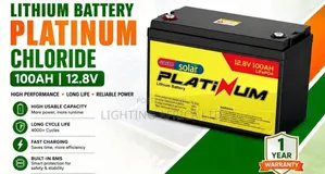 100Ah - 12.8v Lithium Ion Solar Battery 4000 Cycle for TV WiFi
