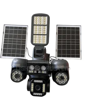 Solar Powered CCTV Camera With Alarm Compatible With Wi-Fi