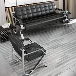 Office Sofa; Office 5-Seater Modular Sofa Set