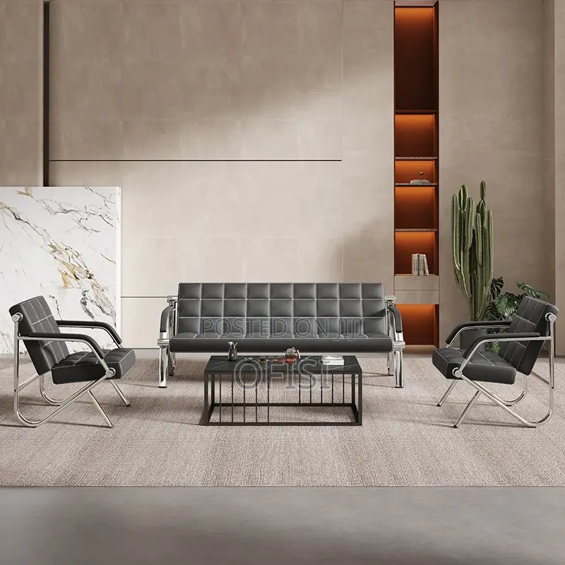 Office Sofa; Office 5-Seater Modular Sofa Set