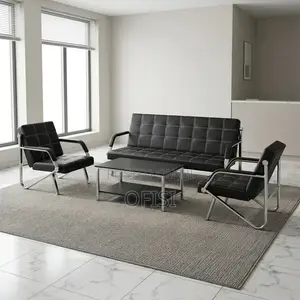 Office Sofa; Office 5-Seater Modular Sofa Set