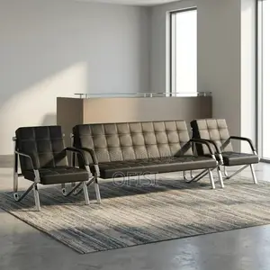 Office Sofa; Office 5-Seater Modular Sofa Set