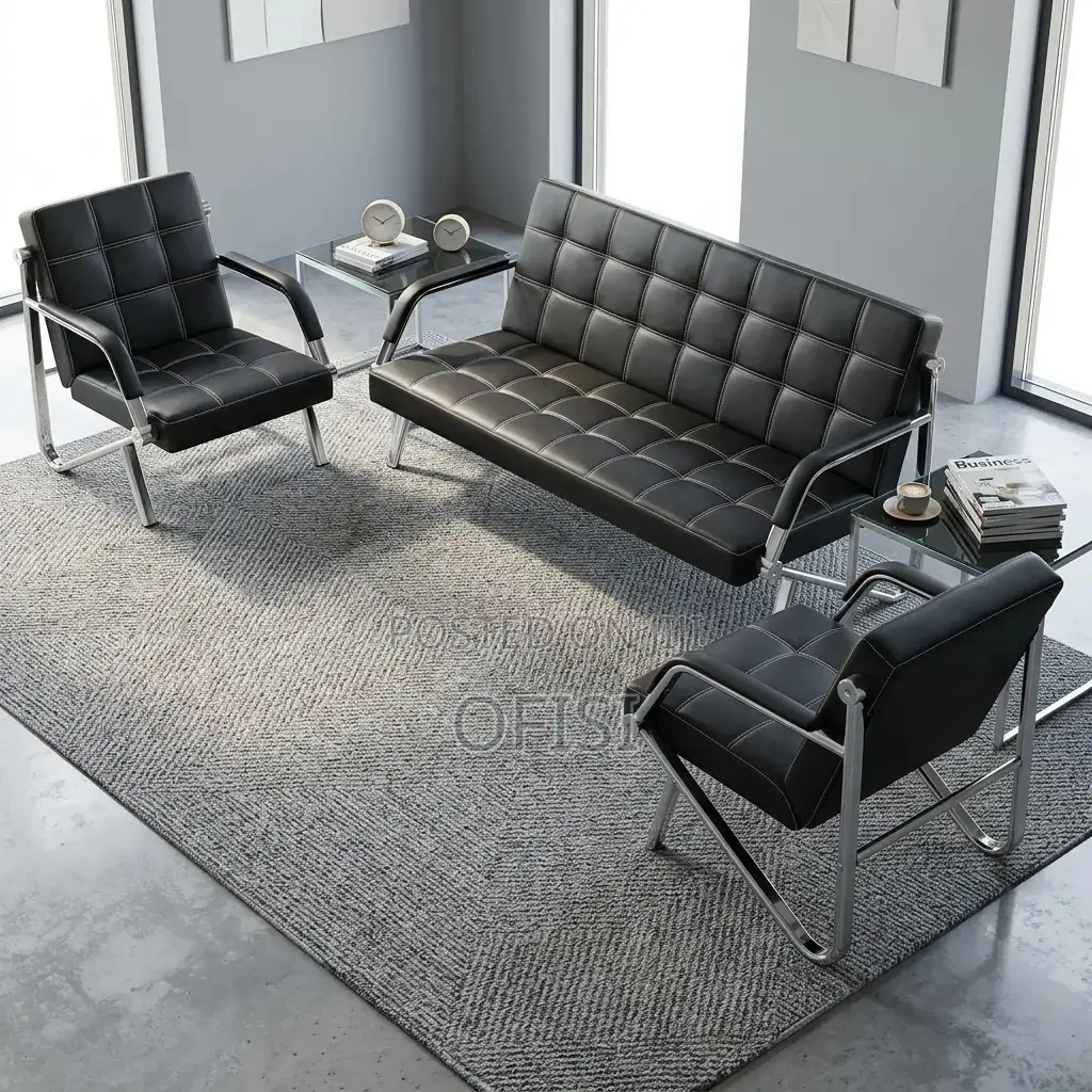 Office Sofa; Office 5-Seater Modular Sofa Set
