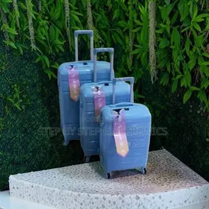 Spacious 3 in 1 Unbreakable Rubber Suitcase Briefcase Travel Bags