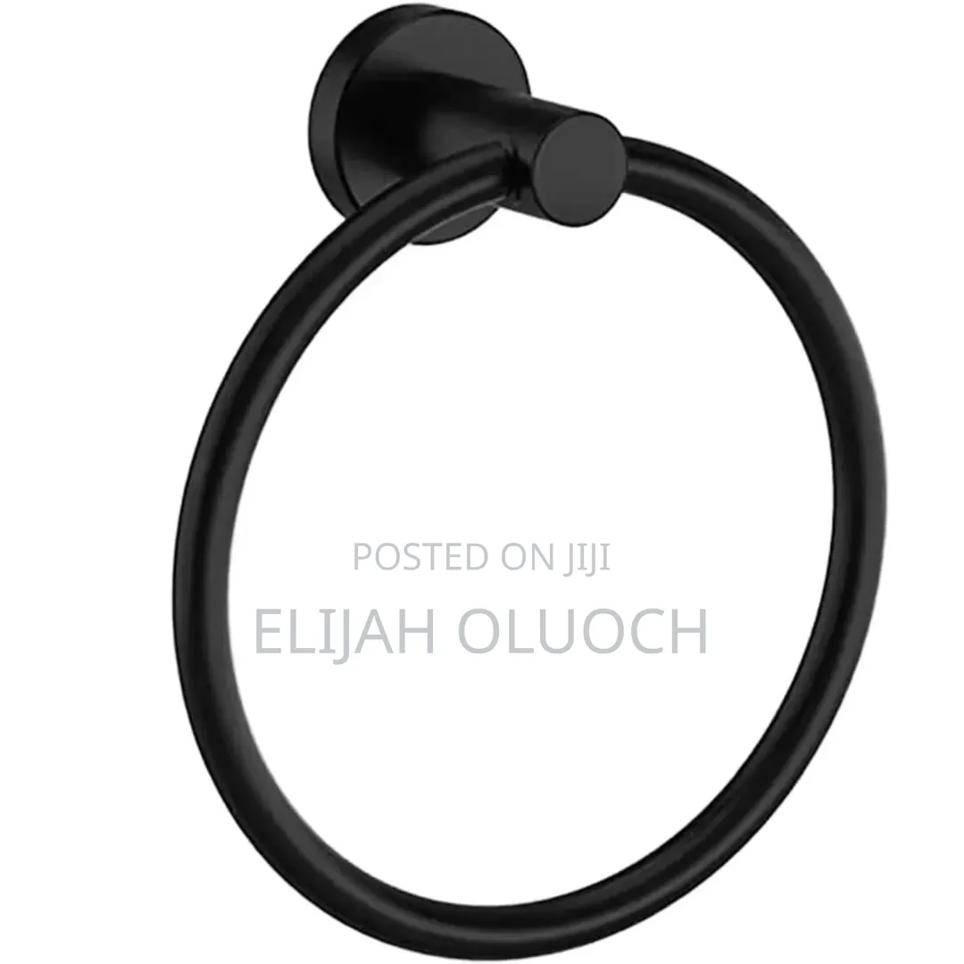 Round Towel Ring/ Holder Has Screws for Fixing on the Wall.