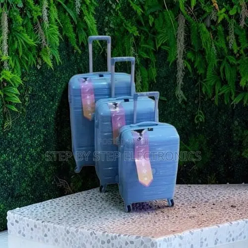Lightweight 3 in 1 Unbreakable Rubber Suitcase Briefcase Travel Bags