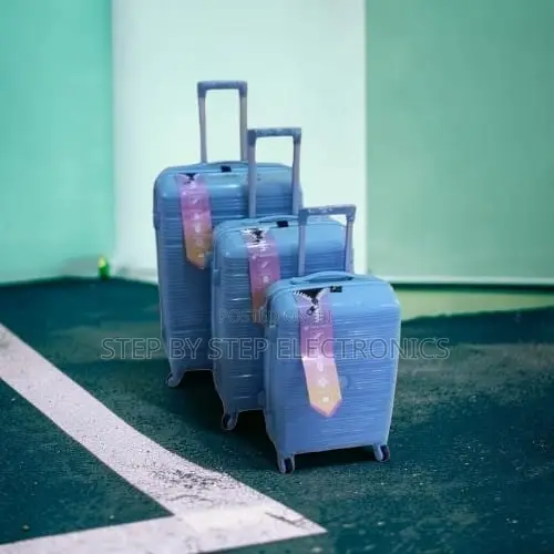 Lightweight 3 in 1 Unbreakable Rubber Suitcase Briefcase Travel Bags