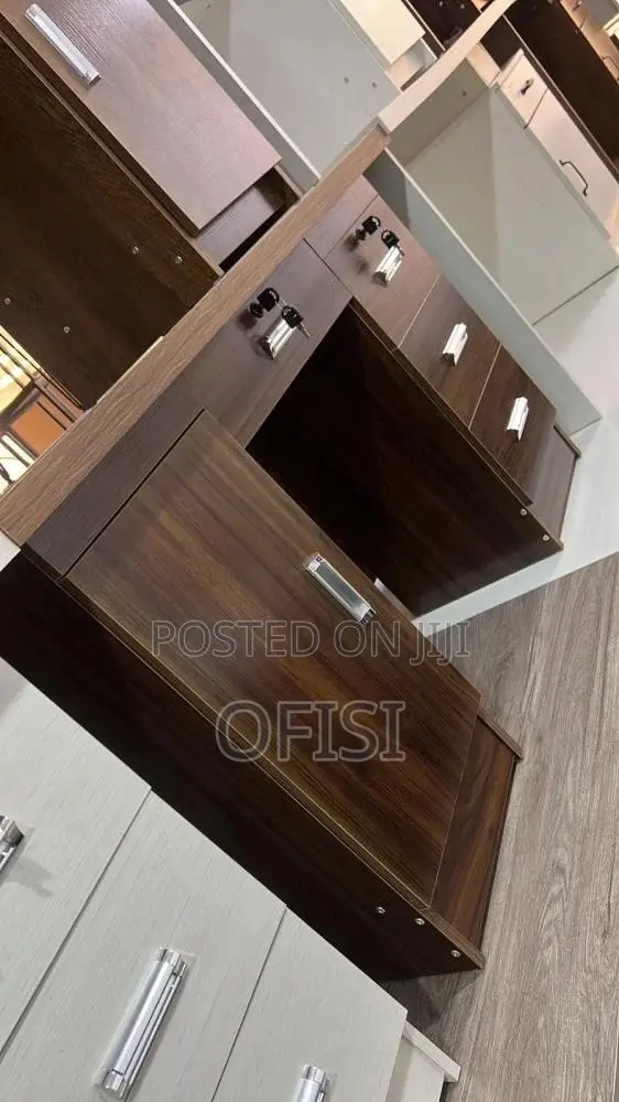 Office Desk; 120cm Economic Office Desk With Drawers