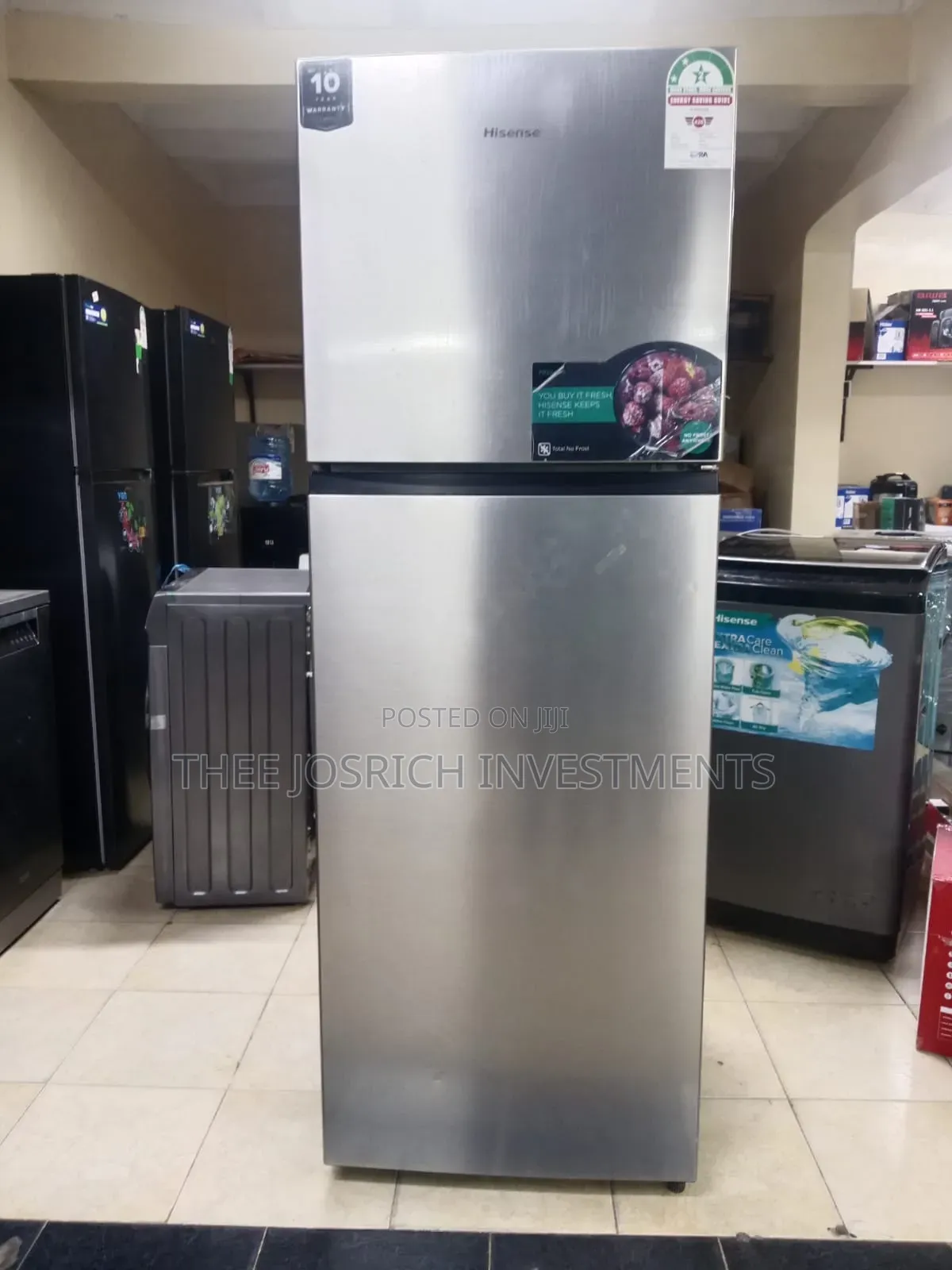 Hisense 326 Litres Double Door Refrigerator NO FROST