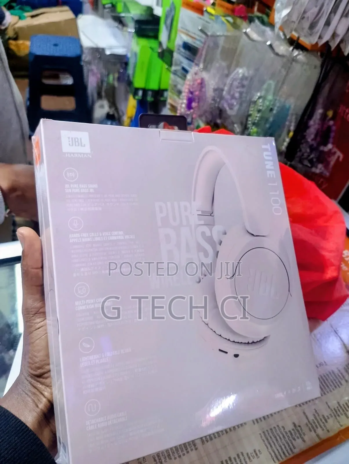 JBL Tune 1100 Wireless Bluetooth Headphones Pure Bass