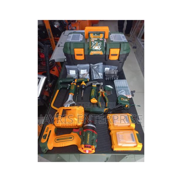 119 PCS Tools Set With:1 PCS 20V Lithium-Ion Impact Drill - main view