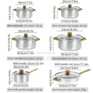 12pc Edebbefg Stainless Steel Set