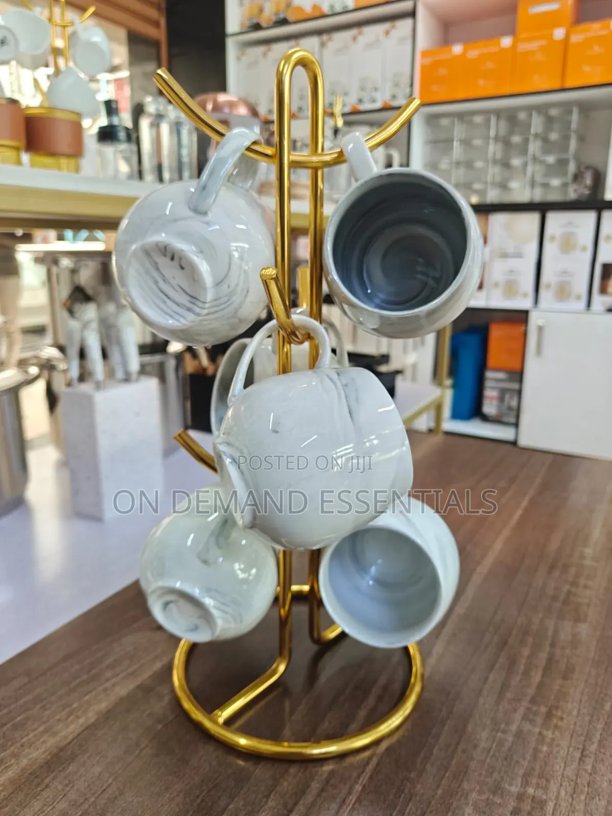 6pcs Marble Cup Set