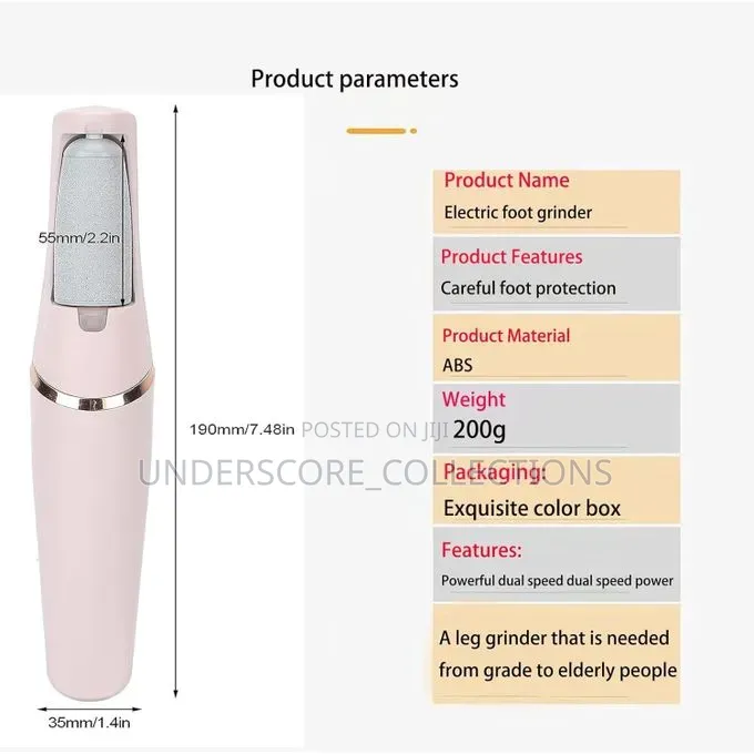 Electric Pedi Callus Remover With Extra Grinder Tool Beauty Plus
