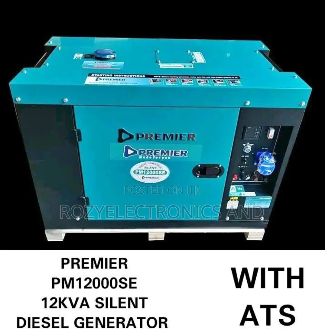 Premier Silent Generator 12kva