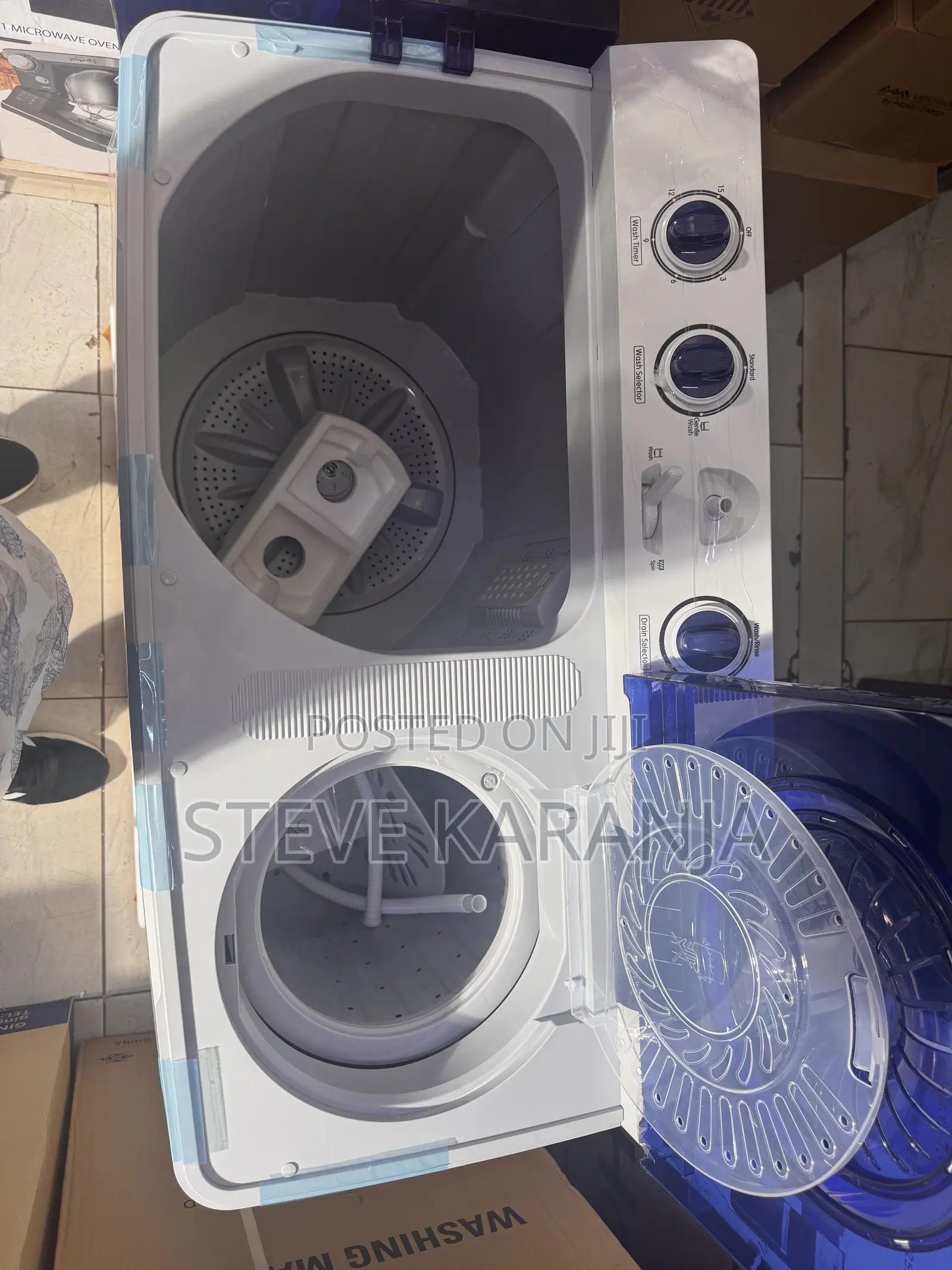 Tlac 14kg Twin Tub Washing Machine With Spin Dry