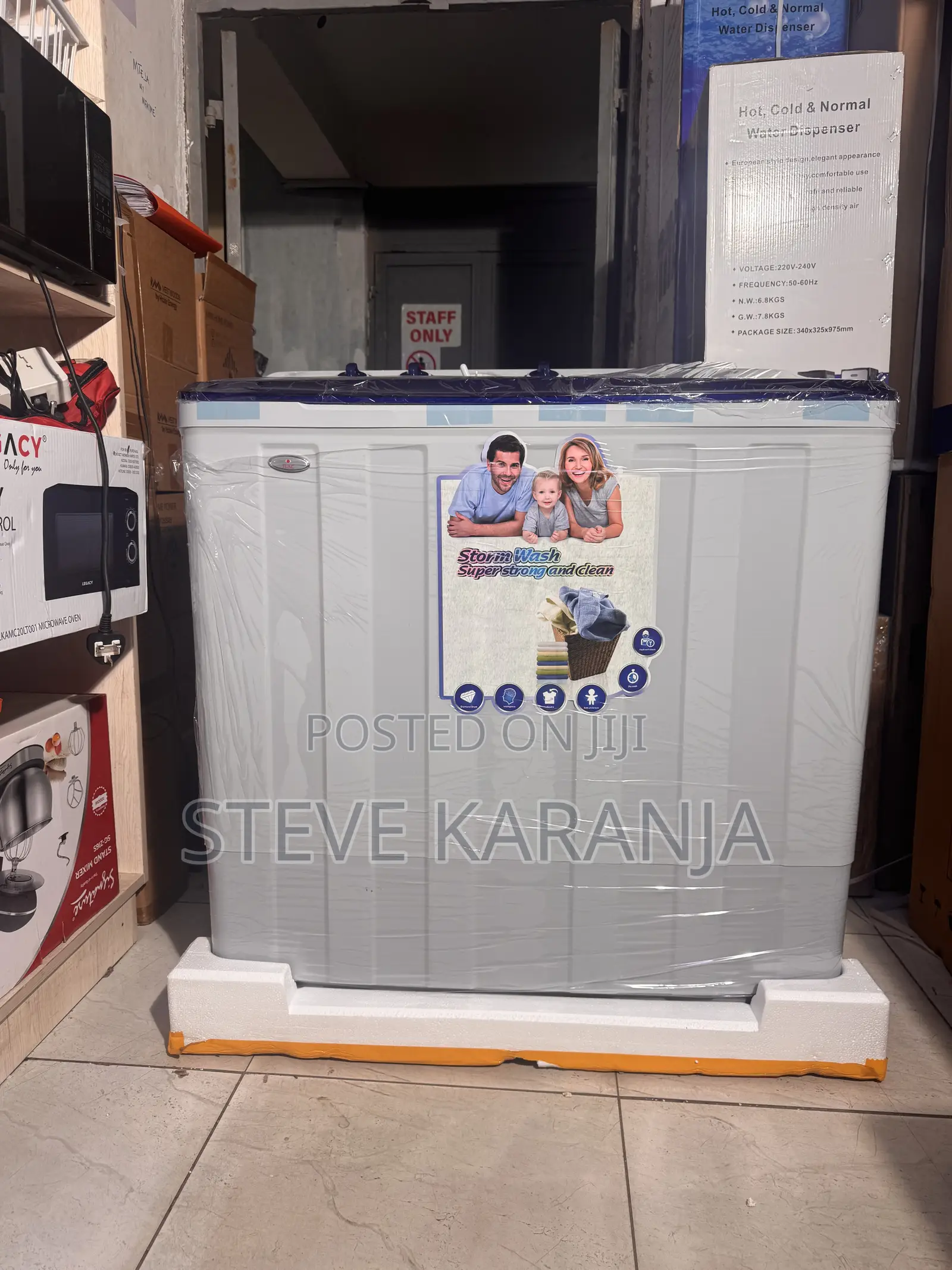 Tlac 14kg Twin Tub Washing Machine With Spin Dry