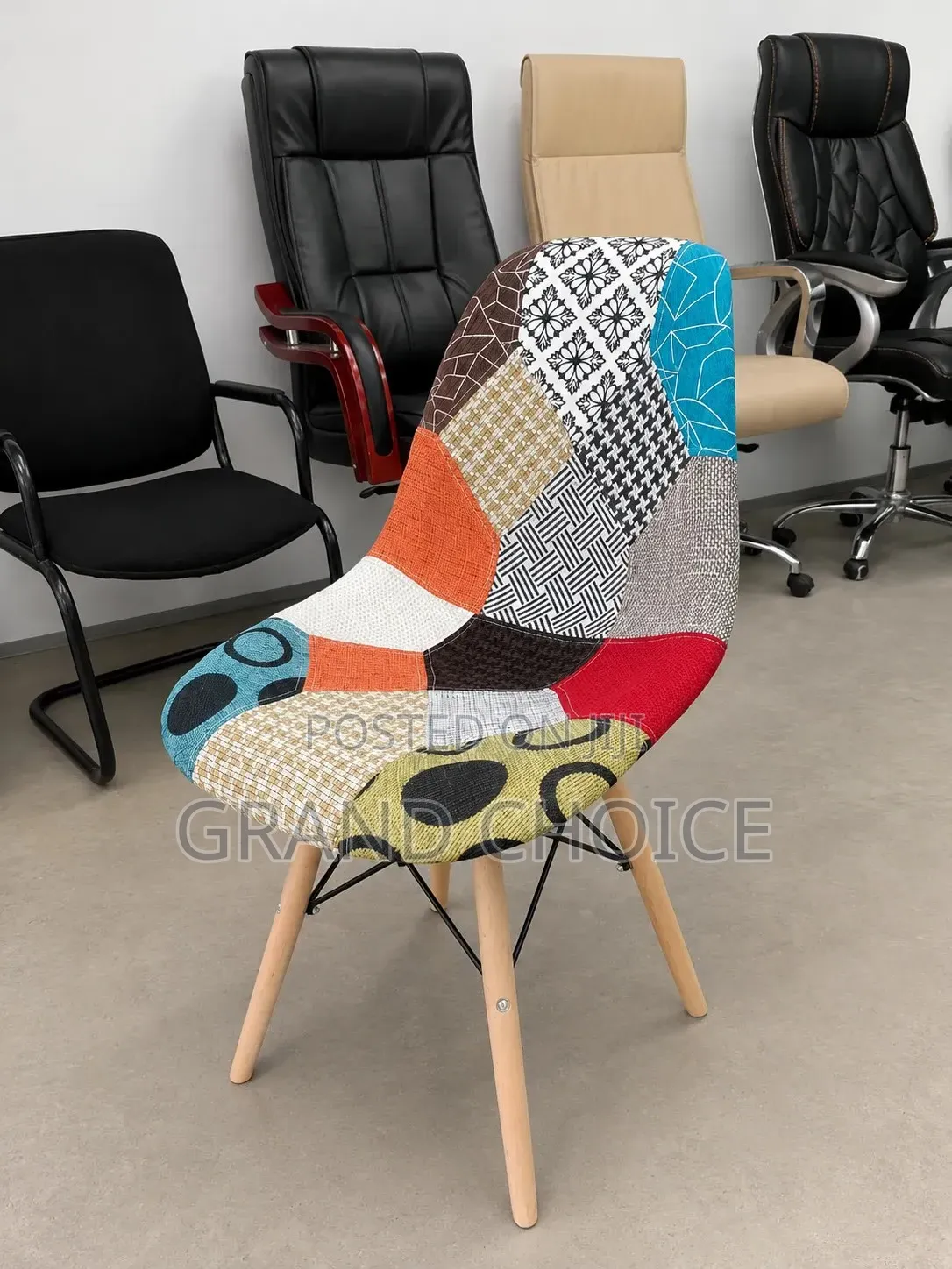 Modern Patchwork Eames Chair