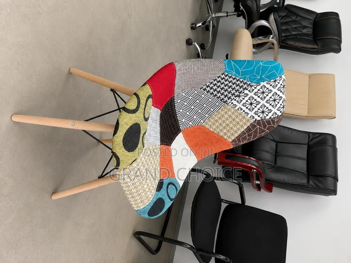 Modern Patchwork Eames Chair