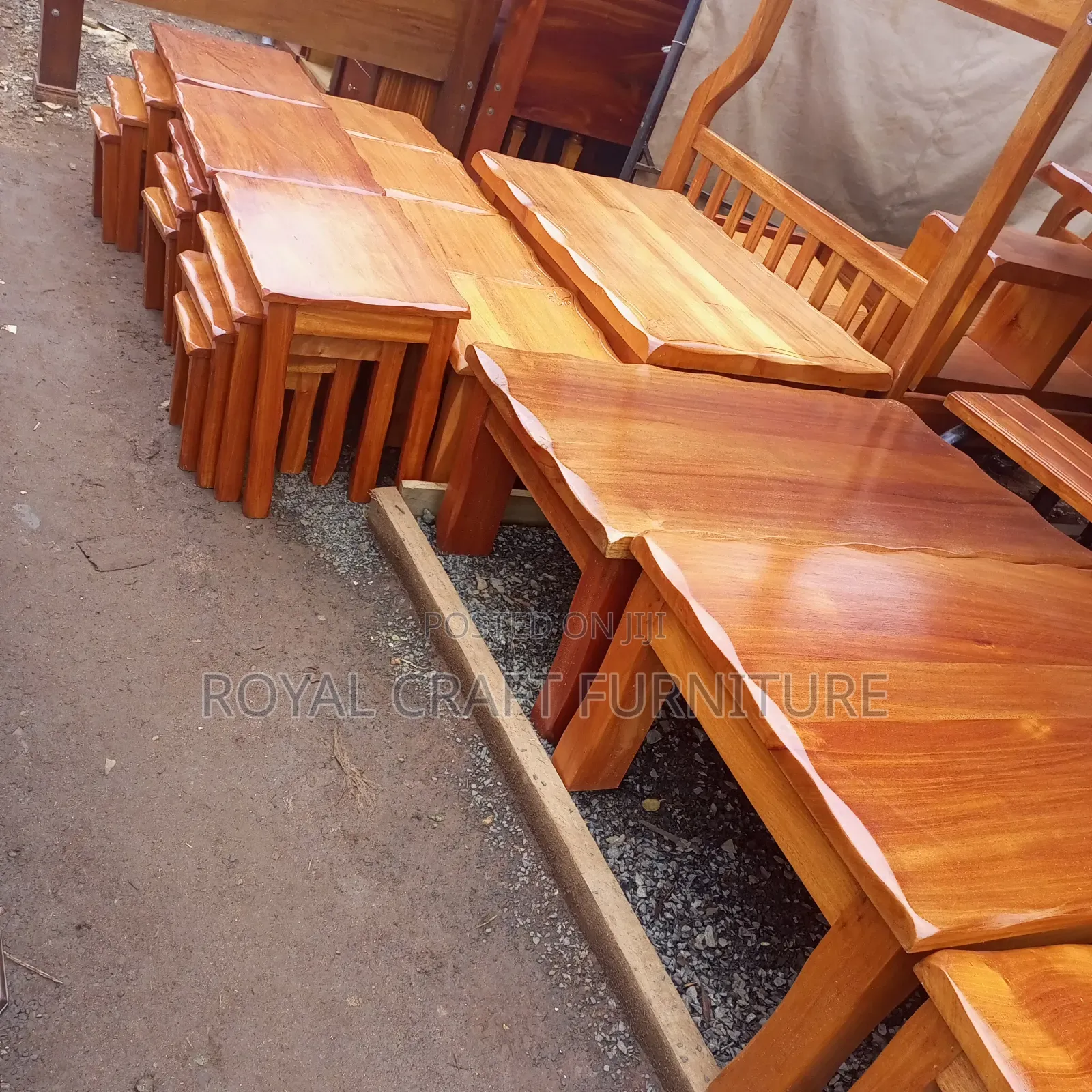 Mahogany Nesting Stools