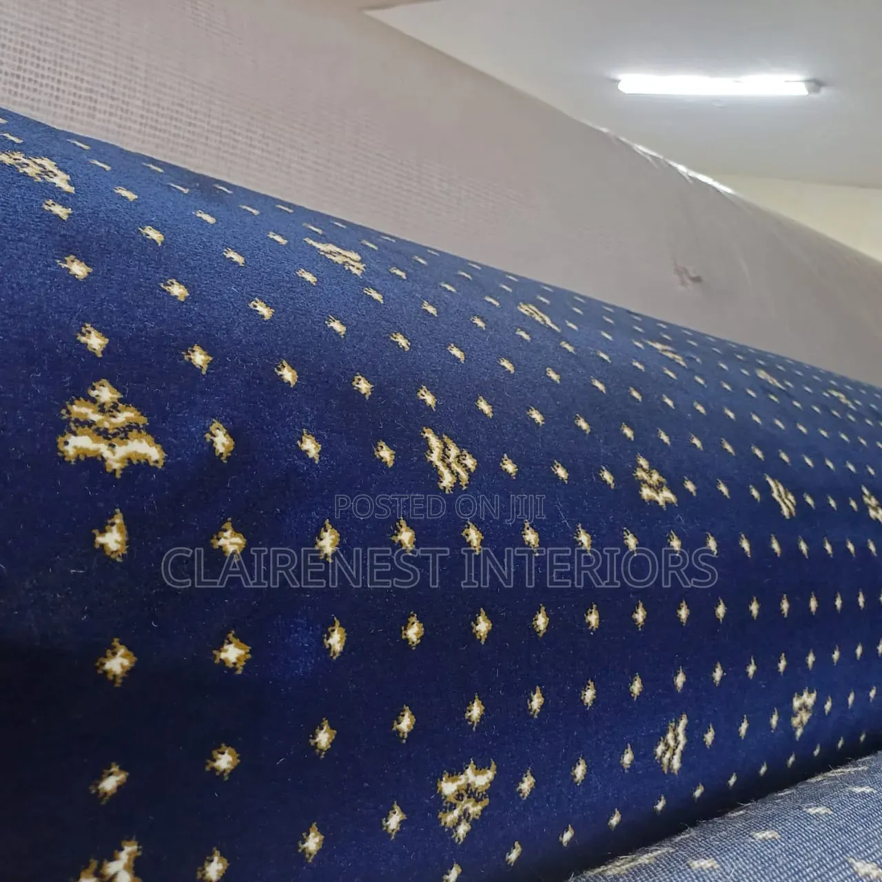 Walk on Comfort With Blue Fluffy Presidential Wall to Wall Carpet